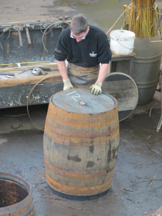 Cooper working at Balveinie