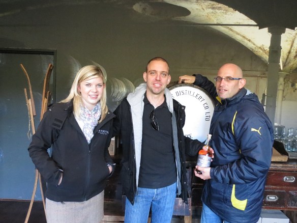 deanson with donna the guide and the bottle