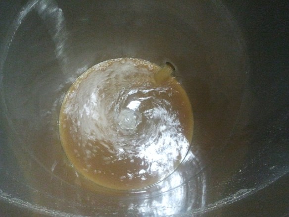 wort output from mash tun
