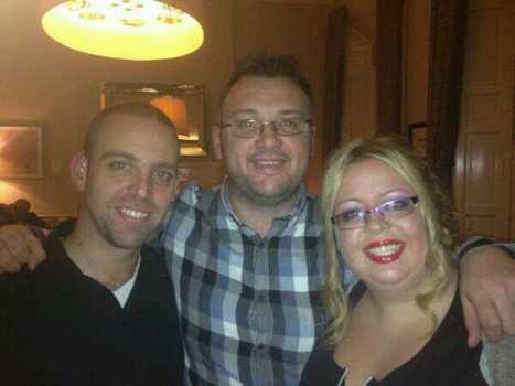 Me with Stewart and Kirsty