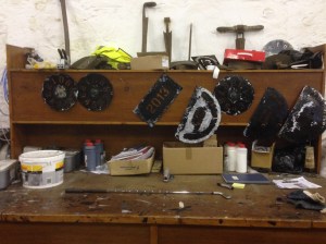 Barrels painting and stamping tools