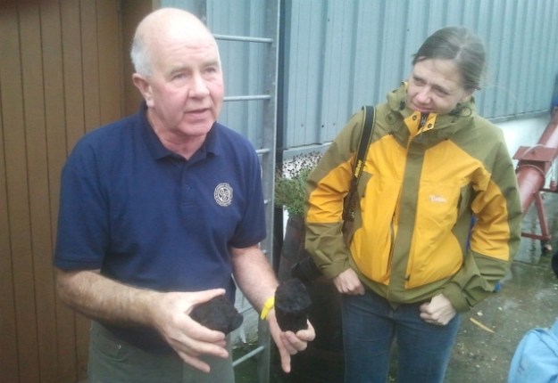 John explains peat