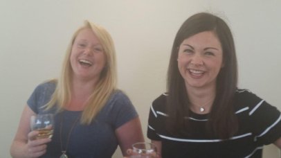 Kirstine on left, Jenny on right