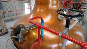 cleaning still before next day distillation