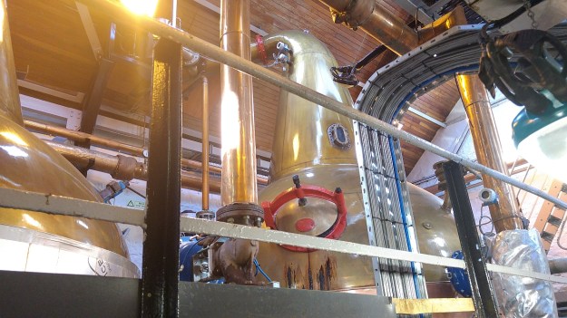 The stills at Balblair distillery