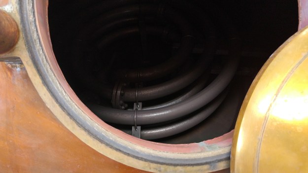 wolfburn steam coils in still
