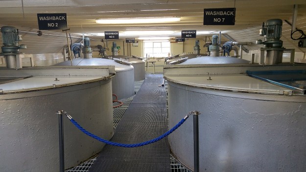 Washbacks at Scapa distillery