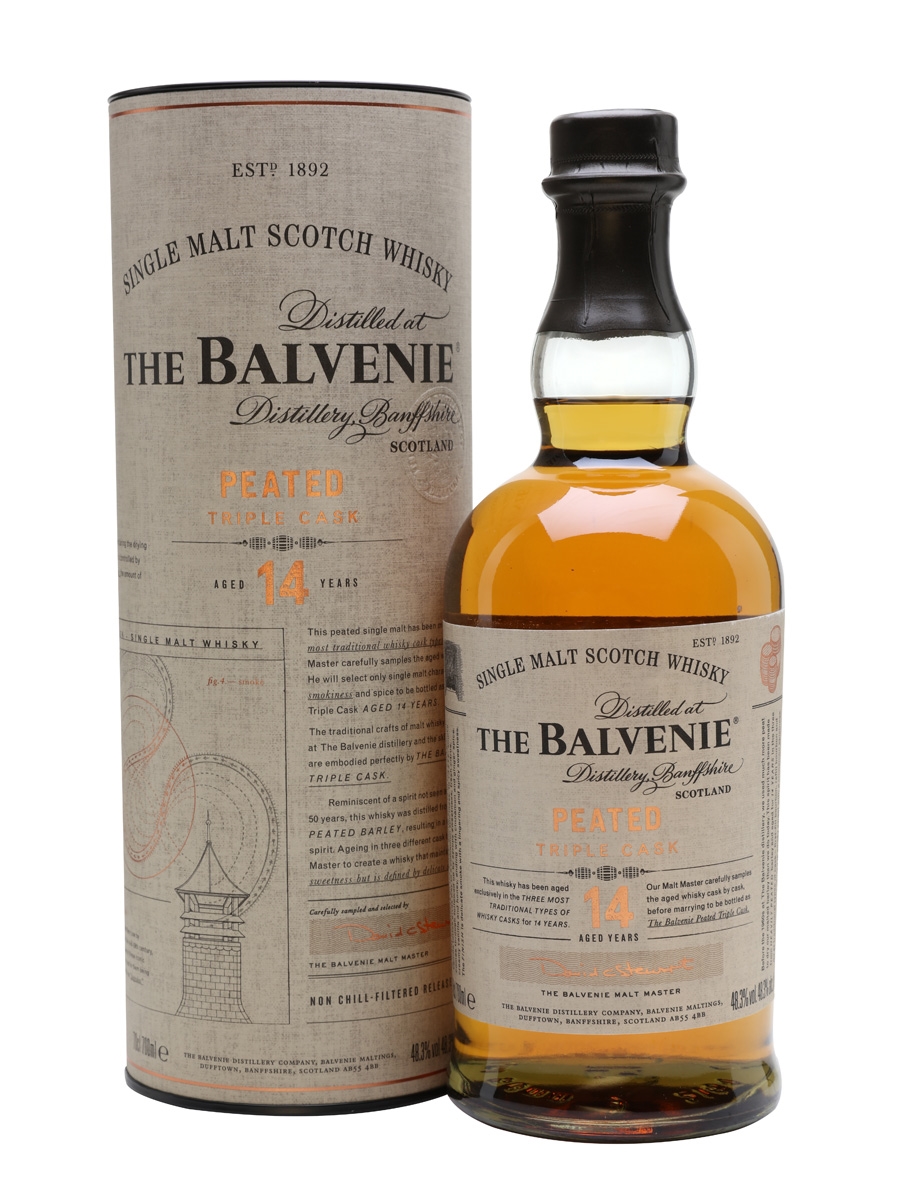 (値下げ)THE BALVENIE PEATED TRIPLE CASK 14年 The Balvenie releases travel-exclusive Peated Triple Cask Aged 14